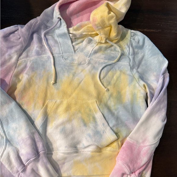 LoveShackFancy Pastel Tie-Dye Hoodie - Picture 1 of 4